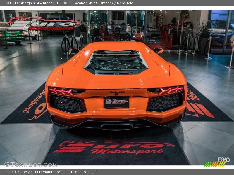 Arancio Atlas (Orange) / Nero Ade 2012 Lamborghini Aventador LP 700-4