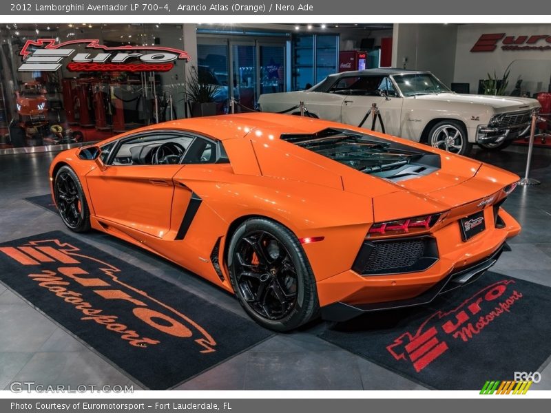 Arancio Atlas (Orange) / Nero Ade 2012 Lamborghini Aventador LP 700-4