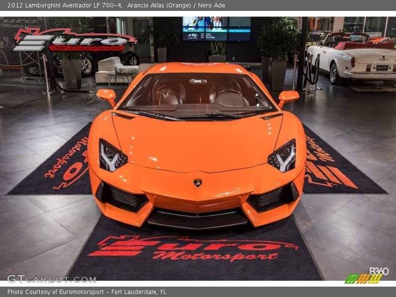 Arancio Atlas (Orange) / Nero Ade 2012 Lamborghini Aventador LP 700-4
