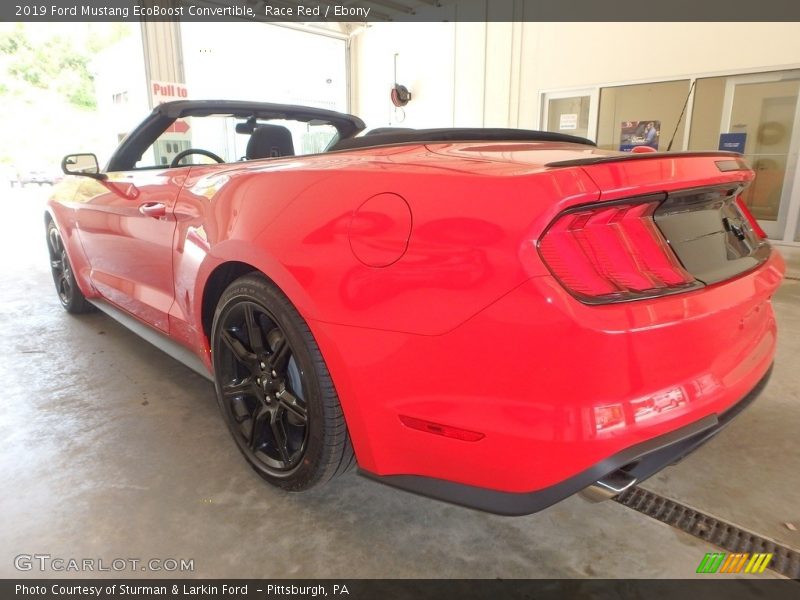 Race Red / Ebony 2019 Ford Mustang EcoBoost Convertible