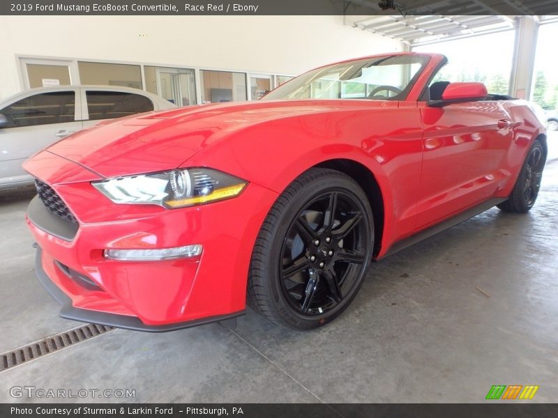 Race Red / Ebony 2019 Ford Mustang EcoBoost Convertible