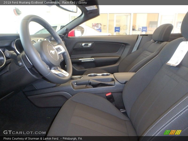 Race Red / Ebony 2019 Ford Mustang EcoBoost Convertible