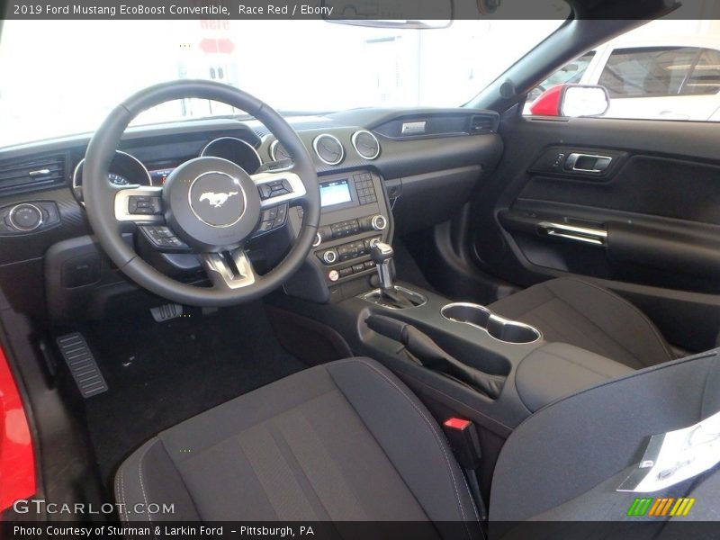 Race Red / Ebony 2019 Ford Mustang EcoBoost Convertible