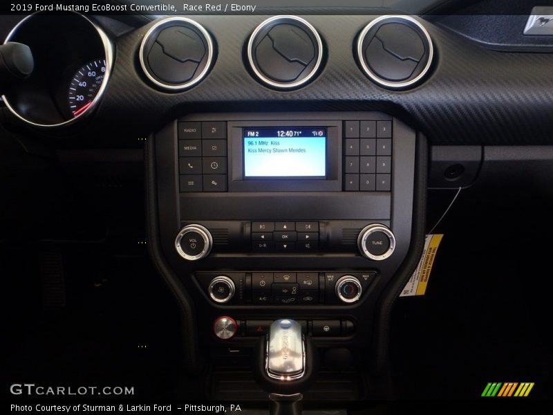 Race Red / Ebony 2019 Ford Mustang EcoBoost Convertible
