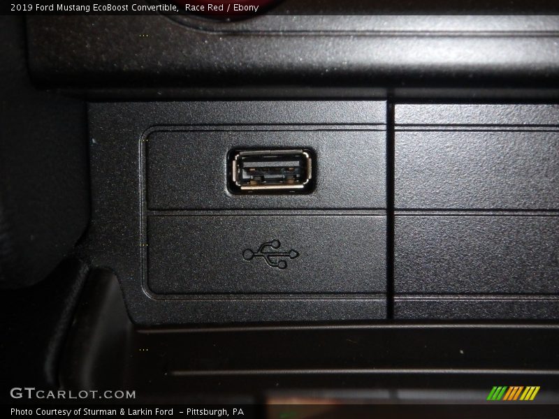 Race Red / Ebony 2019 Ford Mustang EcoBoost Convertible