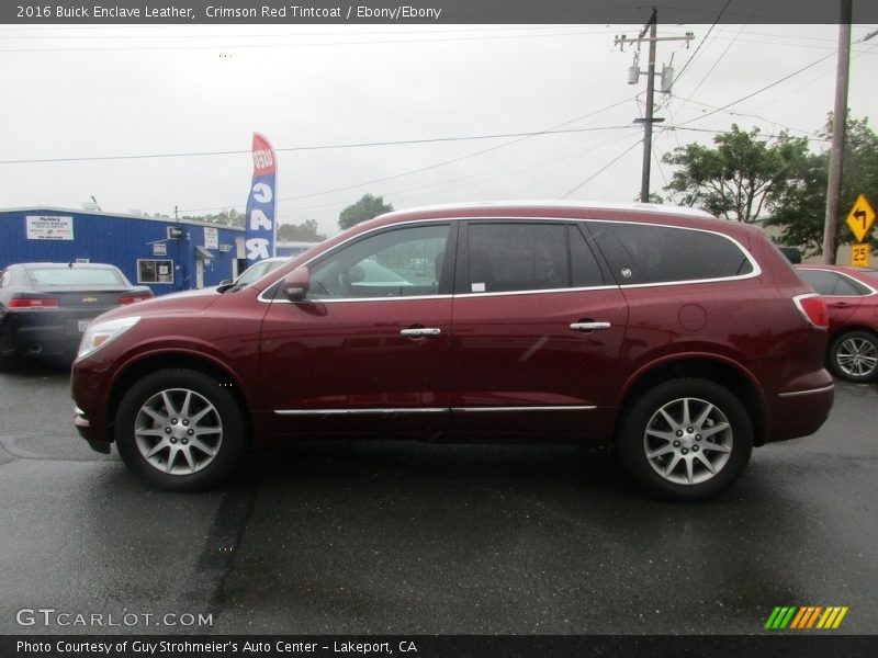 Crimson Red Tintcoat / Ebony/Ebony 2016 Buick Enclave Leather