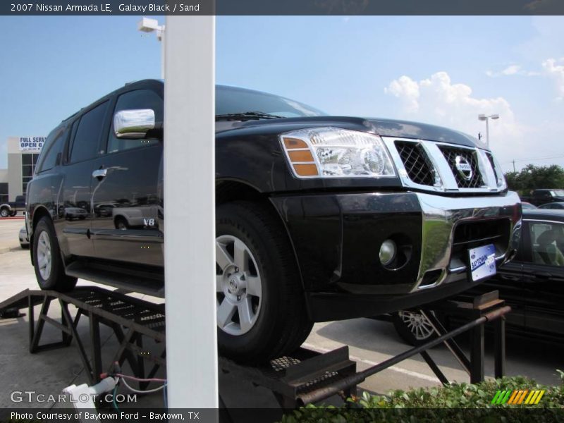 Galaxy Black / Sand 2007 Nissan Armada LE