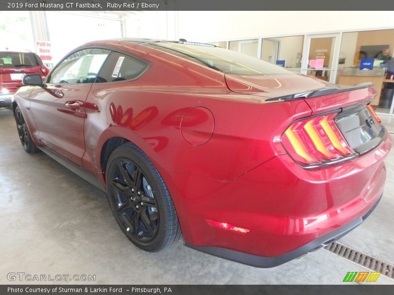 Ruby Red / Ebony 2019 Ford Mustang GT Fastback