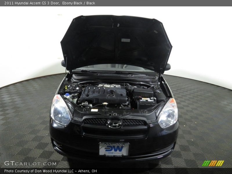 Ebony Black / Black 2011 Hyundai Accent GS 3 Door
