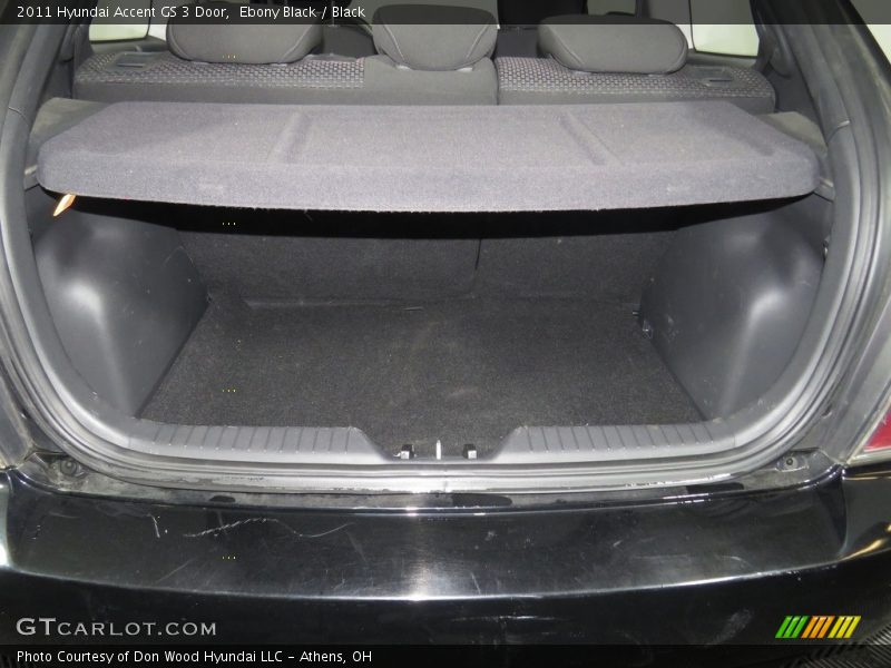 Ebony Black / Black 2011 Hyundai Accent GS 3 Door