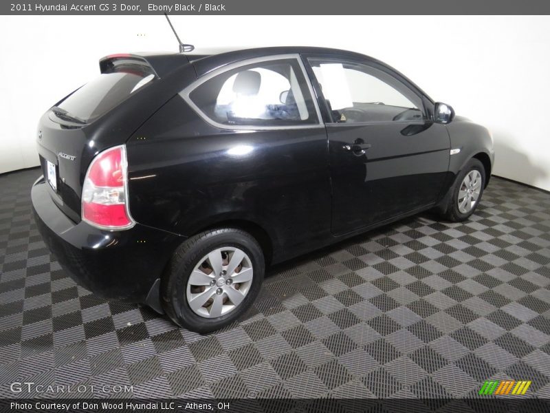 Ebony Black / Black 2011 Hyundai Accent GS 3 Door