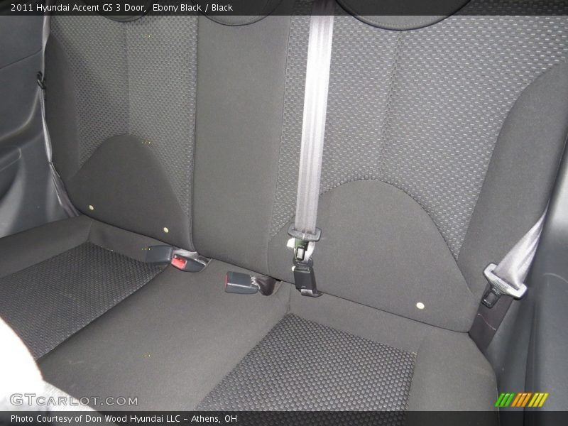 Ebony Black / Black 2011 Hyundai Accent GS 3 Door