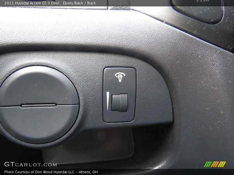 Ebony Black / Black 2011 Hyundai Accent GS 3 Door