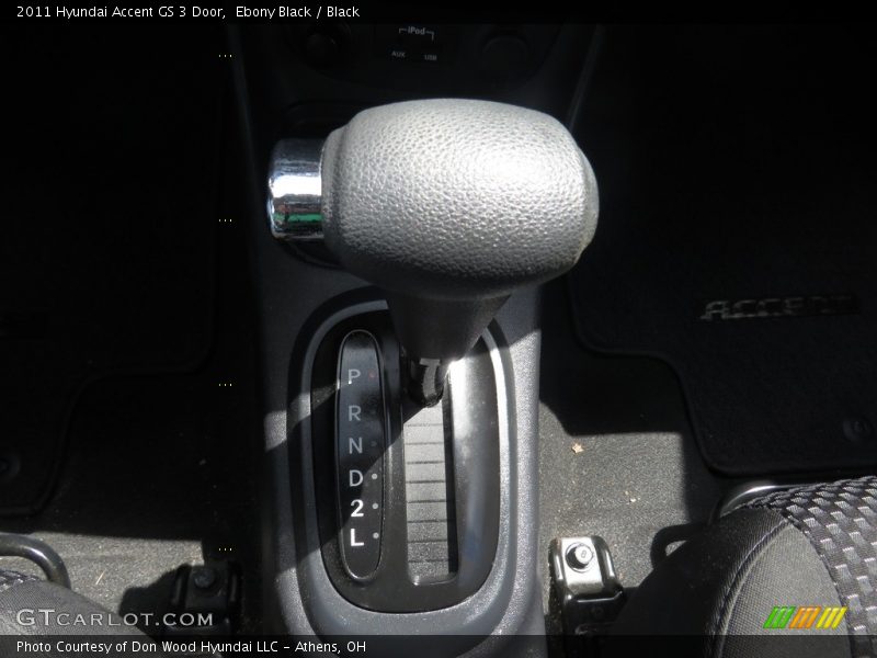 Ebony Black / Black 2011 Hyundai Accent GS 3 Door