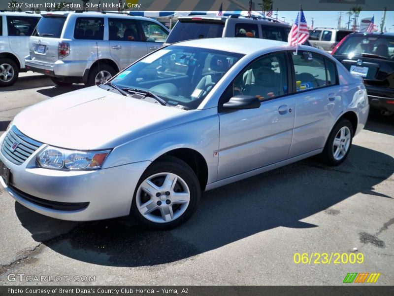Silver Nickel / Gray 2007 Saturn ION 2 Sedan