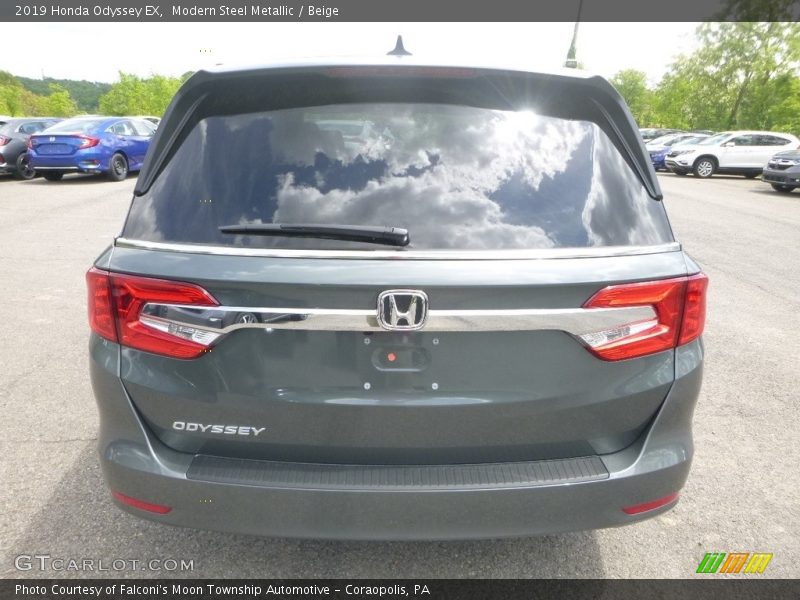 Modern Steel Metallic / Beige 2019 Honda Odyssey EX