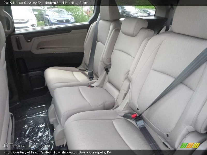 Modern Steel Metallic / Beige 2019 Honda Odyssey EX