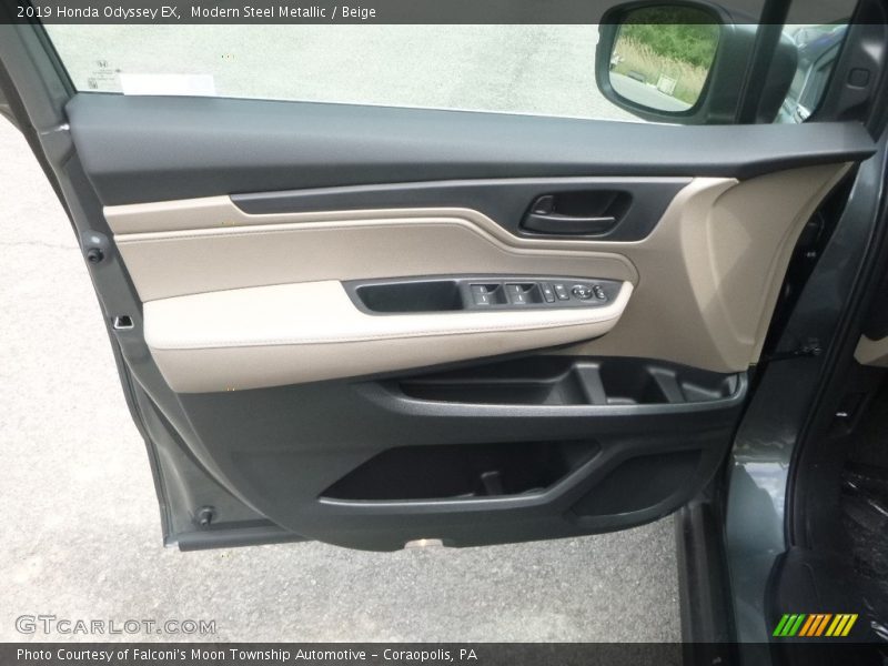 Modern Steel Metallic / Beige 2019 Honda Odyssey EX