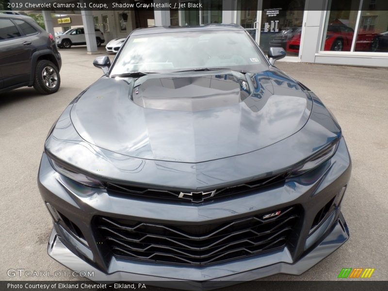 Shadow Gray Metallic / Jet Black 2019 Chevrolet Camaro ZL1 Coupe