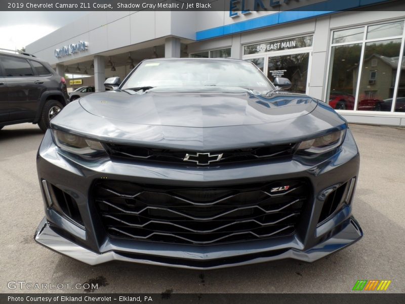 Shadow Gray Metallic / Jet Black 2019 Chevrolet Camaro ZL1 Coupe
