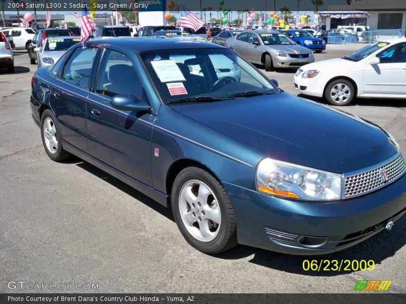 Sage Green / Gray 2004 Saturn L300 2 Sedan