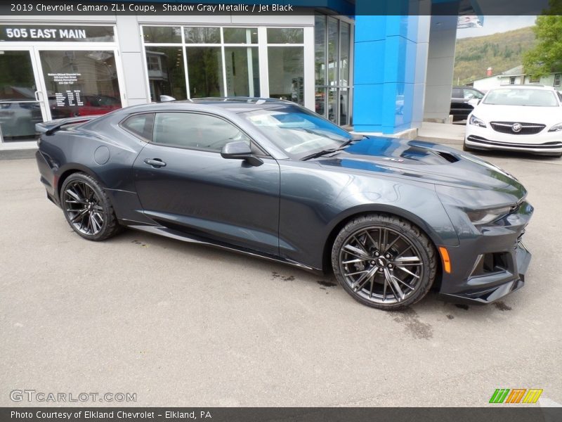 Shadow Gray Metallic / Jet Black 2019 Chevrolet Camaro ZL1 Coupe