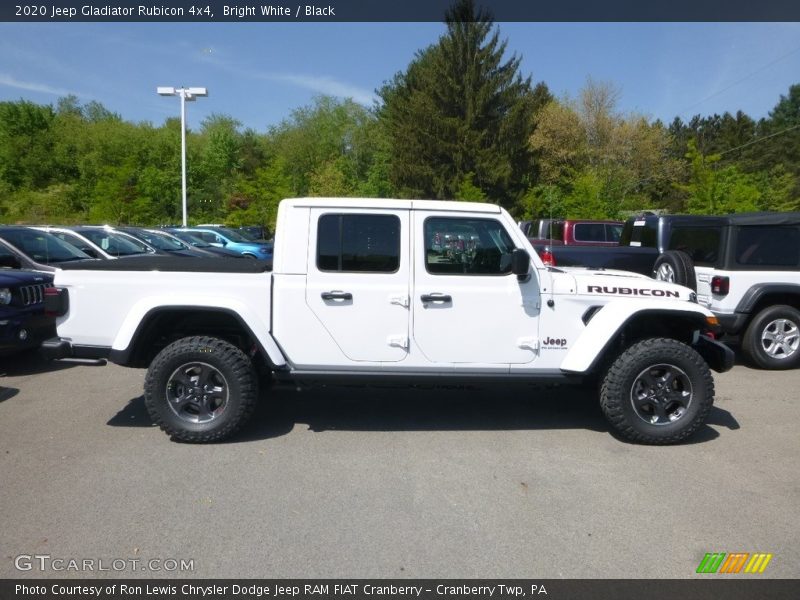 Bright White / Black 2020 Jeep Gladiator Rubicon 4x4