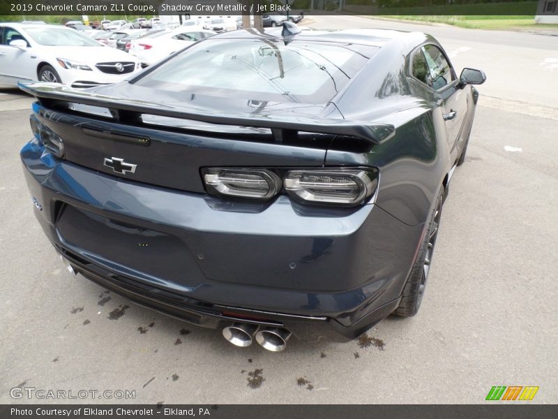 Shadow Gray Metallic / Jet Black 2019 Chevrolet Camaro ZL1 Coupe