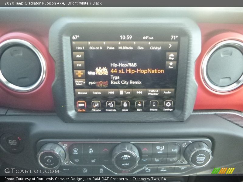 Bright White / Black 2020 Jeep Gladiator Rubicon 4x4