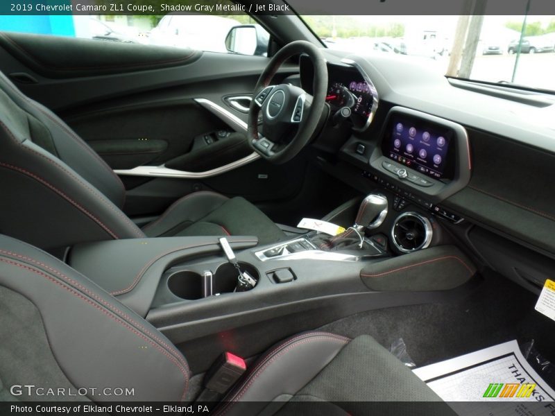 Shadow Gray Metallic / Jet Black 2019 Chevrolet Camaro ZL1 Coupe