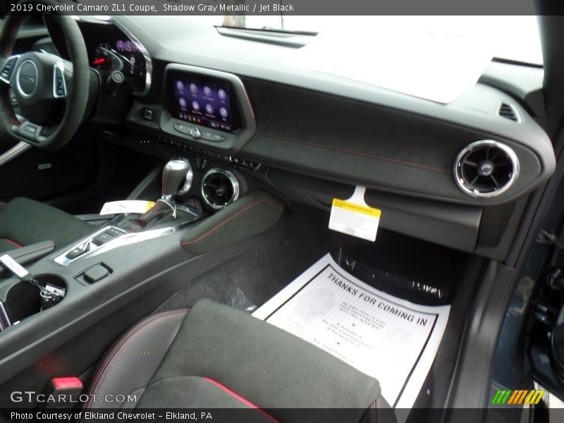 Shadow Gray Metallic / Jet Black 2019 Chevrolet Camaro ZL1 Coupe
