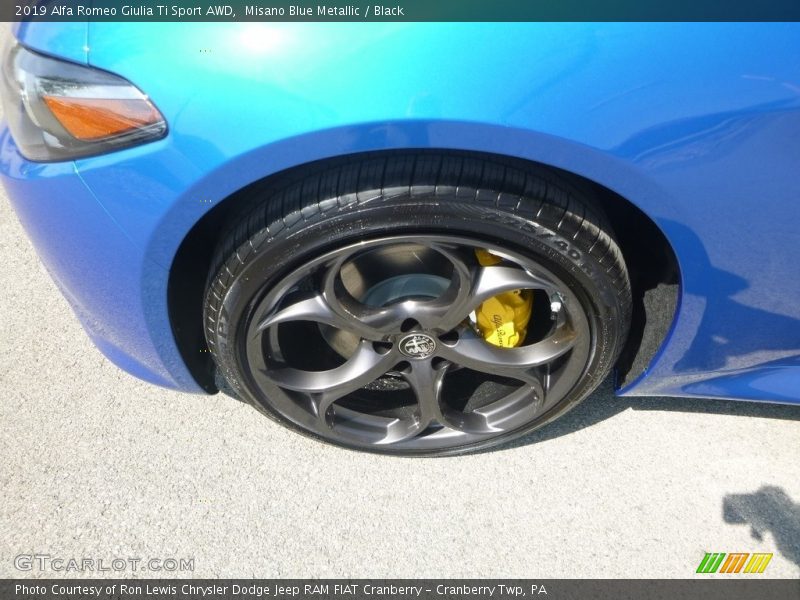Misano Blue Metallic / Black 2019 Alfa Romeo Giulia Ti Sport AWD