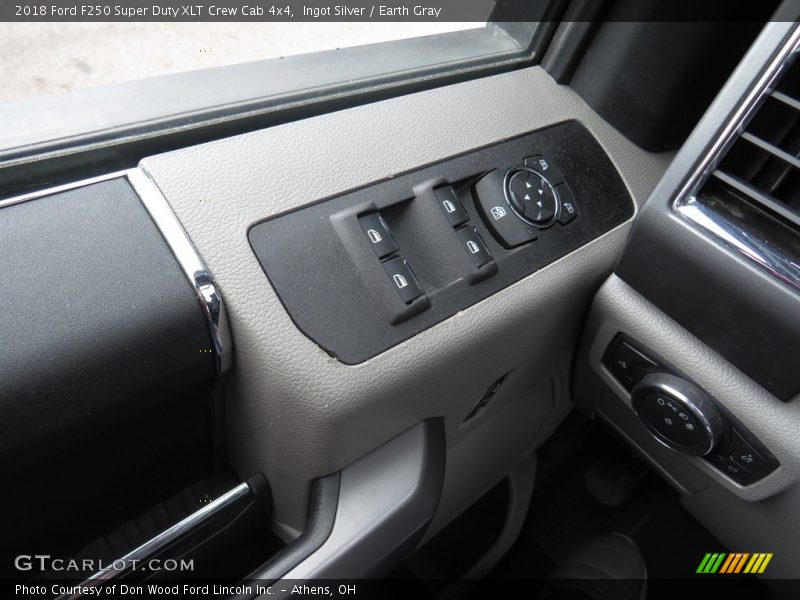 Ingot Silver / Earth Gray 2018 Ford F250 Super Duty XLT Crew Cab 4x4