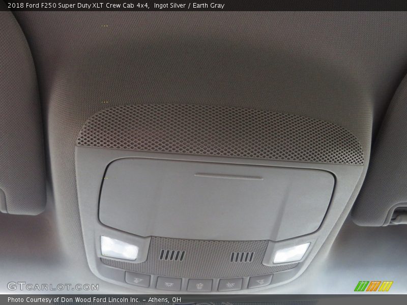 Ingot Silver / Earth Gray 2018 Ford F250 Super Duty XLT Crew Cab 4x4