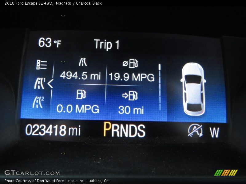 Magnetic / Charcoal Black 2018 Ford Escape SE 4WD