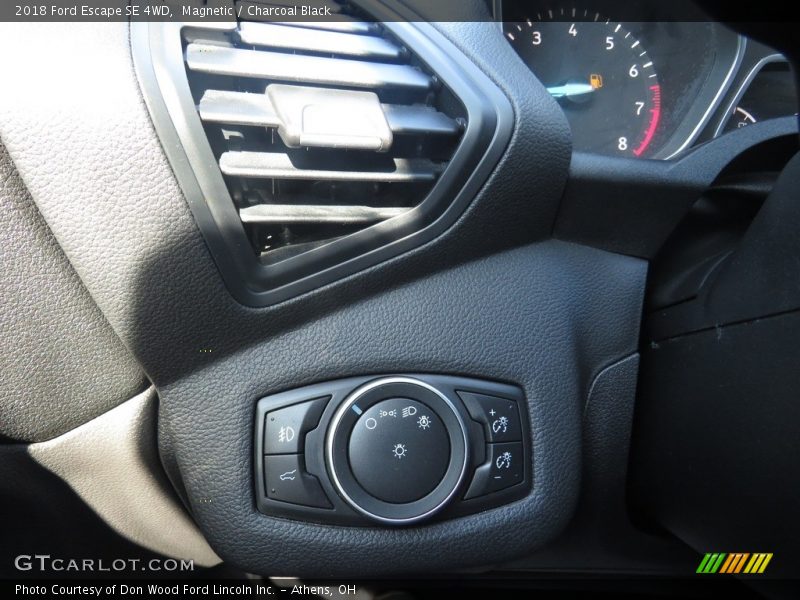 Magnetic / Charcoal Black 2018 Ford Escape SE 4WD