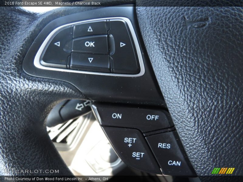 Magnetic / Charcoal Black 2018 Ford Escape SE 4WD