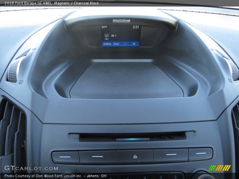 Magnetic / Charcoal Black 2018 Ford Escape SE 4WD