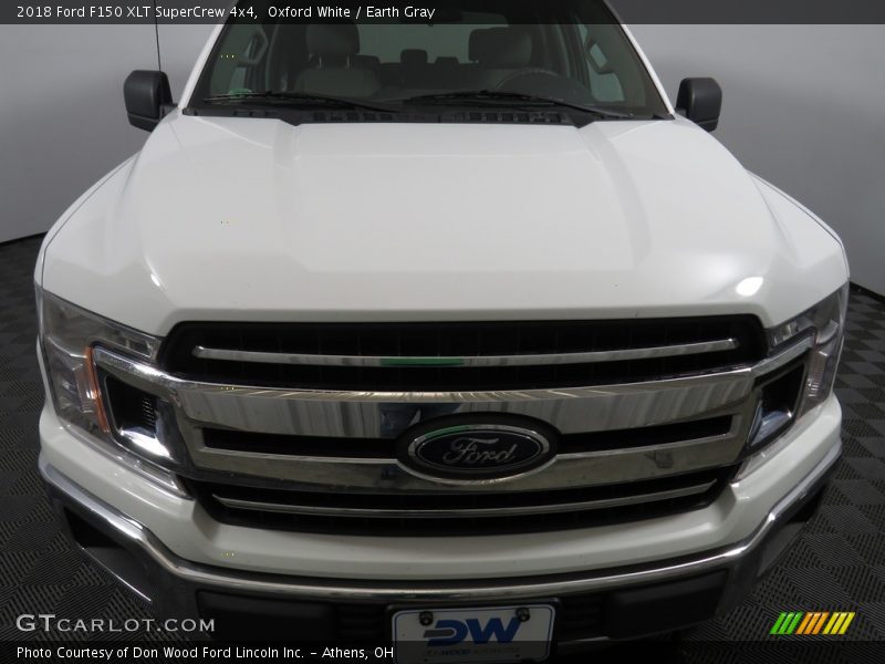 Oxford White / Earth Gray 2018 Ford F150 XLT SuperCrew 4x4