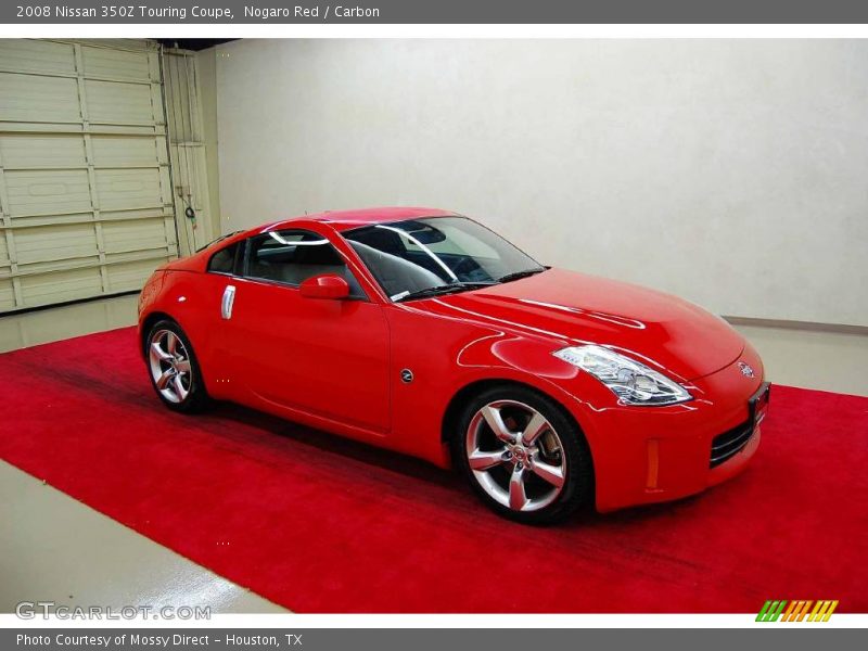 Nogaro Red / Carbon 2008 Nissan 350Z Touring Coupe