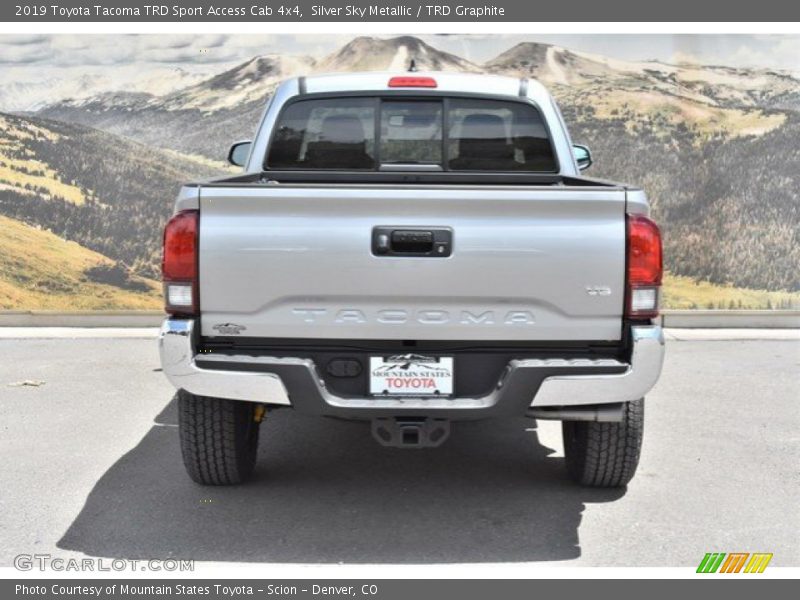 Silver Sky Metallic / TRD Graphite 2019 Toyota Tacoma TRD Sport Access Cab 4x4