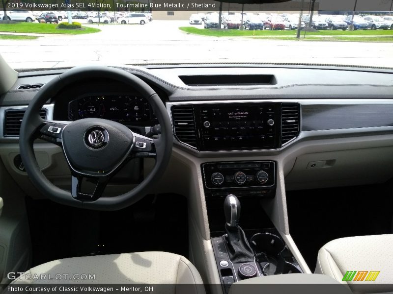 Tourmaline Blue Metallic / Shetland 2019 Volkswagen Atlas SEL 4Motion