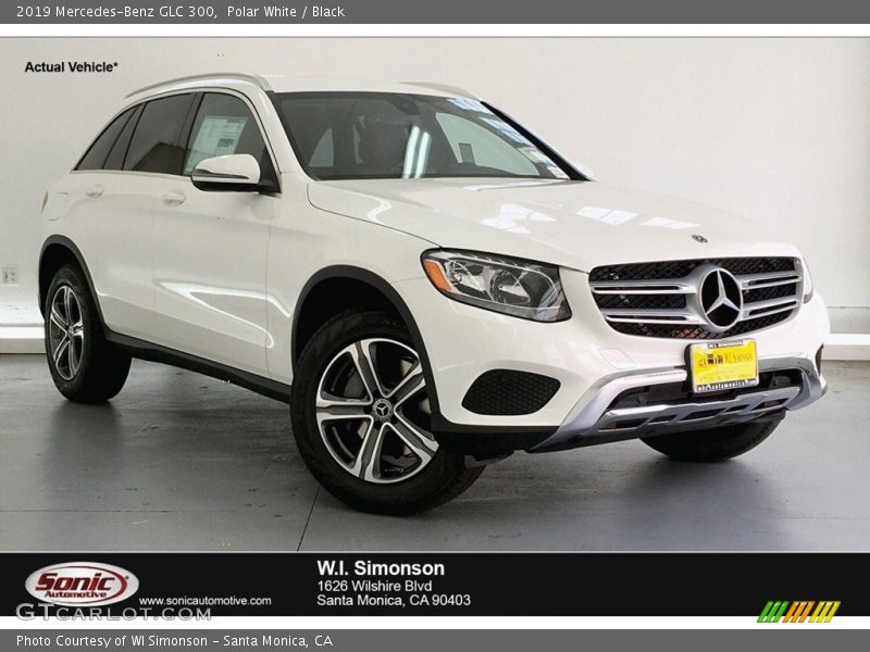 Polar White / Black 2019 Mercedes-Benz GLC 300
