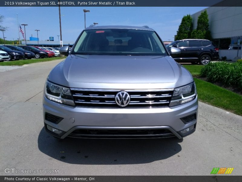 Pyrite Silver Metallic / Titan Black 2019 Volkswagen Tiguan SEL 4MOTION
