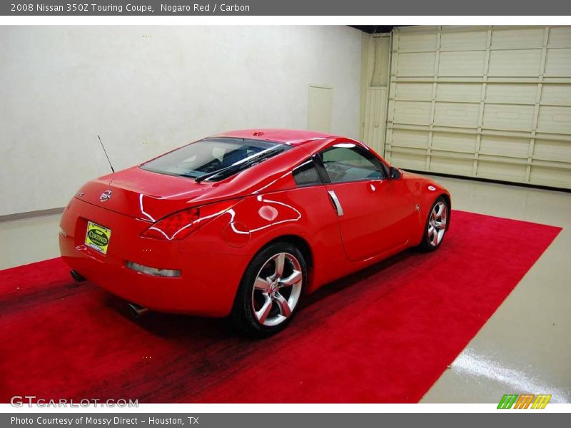 Nogaro Red / Carbon 2008 Nissan 350Z Touring Coupe
