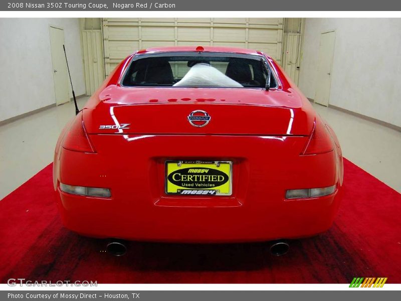 Nogaro Red / Carbon 2008 Nissan 350Z Touring Coupe