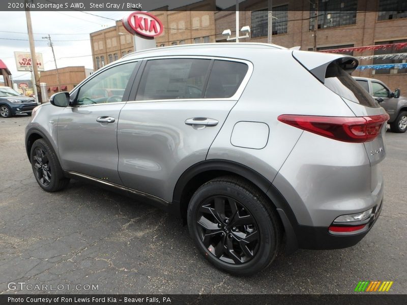 Steel Gray / Black 2020 Kia Sportage S AWD