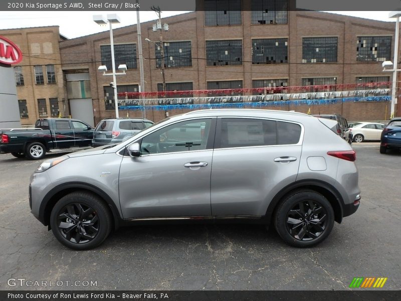 Steel Gray / Black 2020 Kia Sportage S AWD