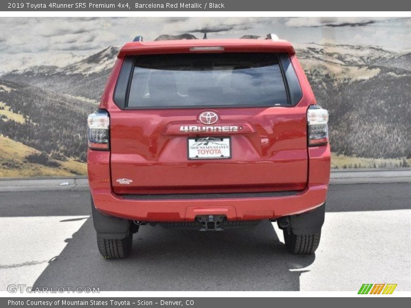 Barcelona Red Metallic / Black 2019 Toyota 4Runner SR5 Premium 4x4