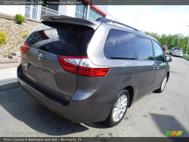 Predawn Gray Mica / Ash 2017 Toyota Sienna XLE AWD